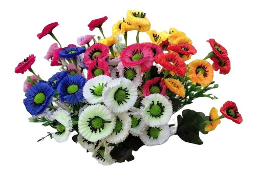 4 Buquês Com Flor Sempre Viva Artificial Flores Artificiais | MercadoLivre