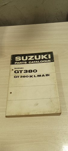 Catálogo De Peças Original Suzuki Gt 380 Versões K L M A B (Usado)
