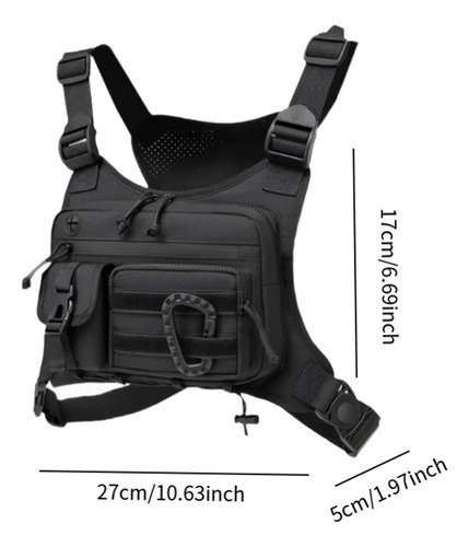 Bolsa De Peito Masculina, Pochete Com Suporte Leve, Bolsa