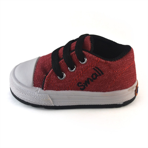 Zapatilla Bebe Panama Bordo Small Shoes