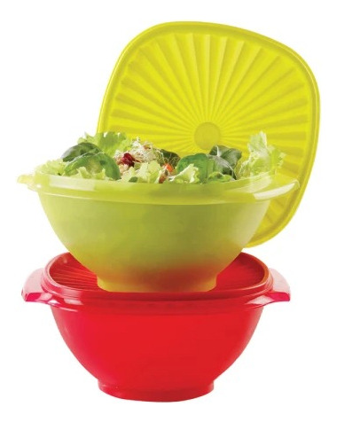 Sensación Bowl 1.2 L Rojo Tupperware 100% Hermético Retro Rojo