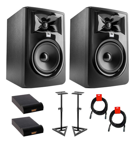Monitor De Estudio Jbl 305p Mkii Powered (5 Pares) Con Sopor