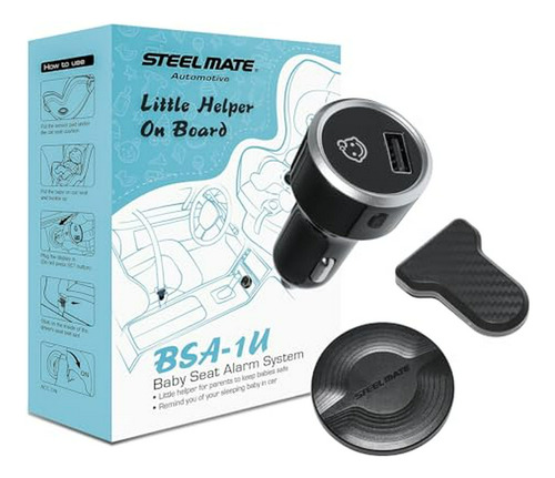 Recordatorio De Bebé En Auto Steelmate 1u Con Luz Y Sonido