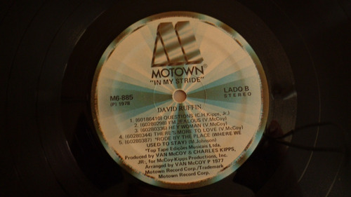 Lp David Rufin - In My Stride (Usado)