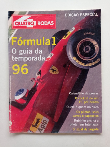 Quatro Rodas Especial - Fórmula 1 E Fórmula Indy - Guia 96