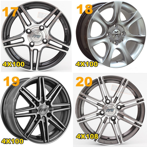 Llantas Tvw Deportivas R14 4x100 4x108 + Envio + Promo!