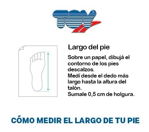 Zapatilla Deportiva Niños Toy I103 Zr Talle 20 Al 26