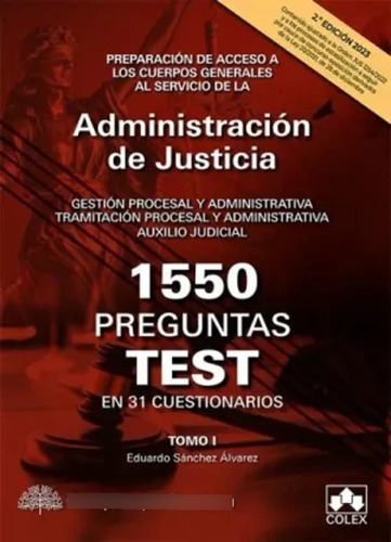 1550 Preguntas Test 31 Cuestionarios  Justicia -   - *