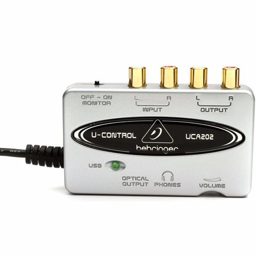 Behringer Uca-202 Interfaz Usb/audio 2 Entradas Y 2 Salidas