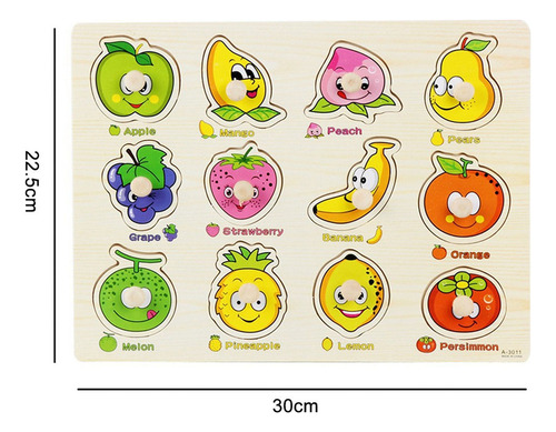 Jy - Puzzle De Madera For Agarrar A Mano, Rompecabezas De