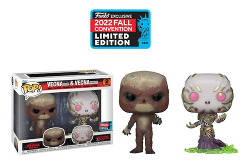 Pack de 2 Funko Pop Vecna Stranger Things y D&D Nycc 2022