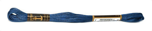Caja Coats 12 Pzs Hilo Algodón Egipcio Giza Anchor Vela Color 1036 Azul Bronce