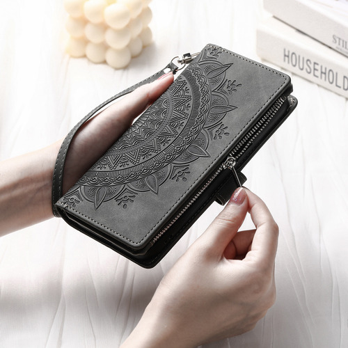 Funda Tipo Libro De Piel Con Tapa Para Tarjetas Tipo Cartera