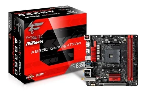 Motherboard Asrock Fatal1ty Ab350 Gaming Itx/ac Am4 Ryzen Dm