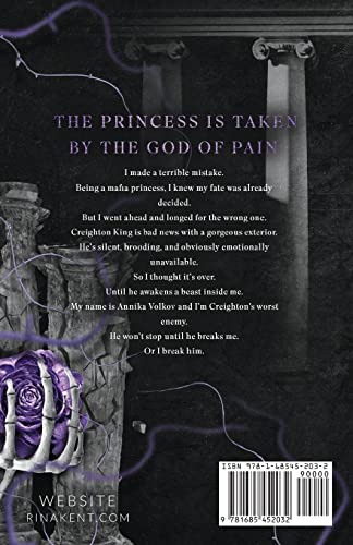 God Of Pain Special Edition Print (legacy Of Gods Special E, De Kent, Rina. Editorial Blackthorn Books, Llc, Tapa Blanda En Inglés, 2022