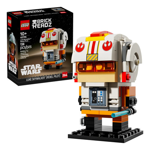 Lego Brick Haeadz Star Wars Luke Skywalker (piloto) 40795 138 Luke Skywalker Piloto rebelde