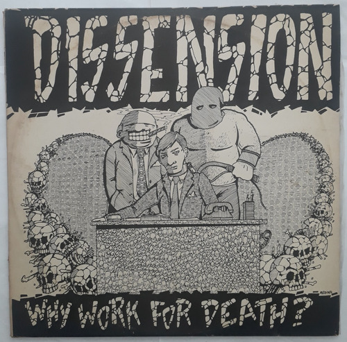 Lp Vinil (m) Dissension Why Work For Death? Ed Br Point Rock