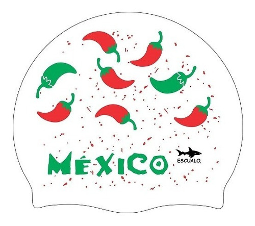 Gorra De Natacion Escualo Silicon Chiles Mexico + Envio 