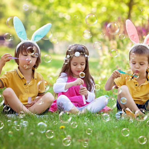 Regalos Conejito Pascua Niños Juguetes Burbujas Artilugios S Color