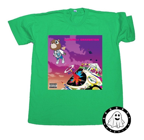Remera Kanye West- Graduation Algodón Rap Hip Hop