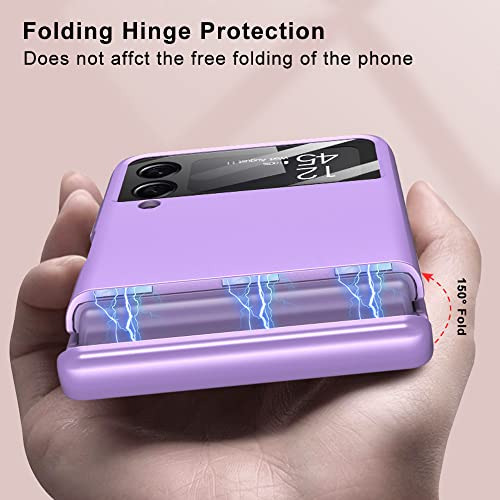 Funda Para Galaxy Z Flip 4 Morado Matte Pc