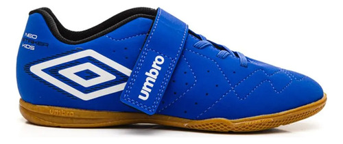 Tênis Futsal Umbro Neo Striker Infantil Azul