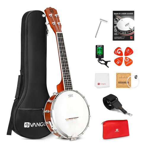 Banjolele - Kit De Banjo Portátil De 23 Pulgadas Para Pri