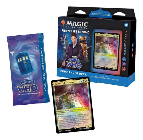 Commander Doctor Who Masters Of Evil - Ingles Magic