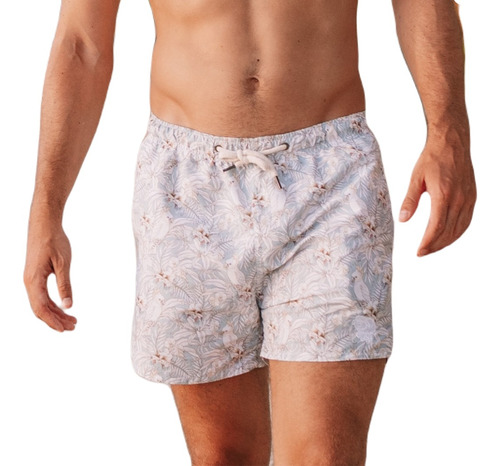 Traje De Baño Hombre Short Malla Cacatua Pecora