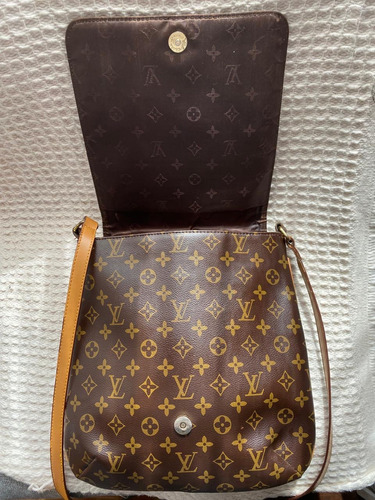 Bandolera Louis Vuitton Marrón Floreado Níquel (Usado)