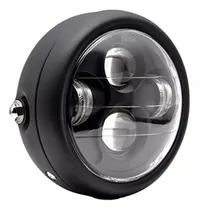 Comprar Faro Delantero Led Moto Redondo 4 Lupas Cafe Racer Bober