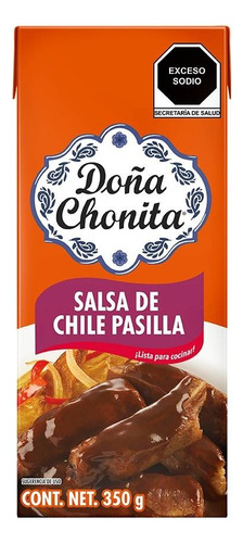 Salsa De Chile Pasilla La Costeña Doña Chonita 350 G