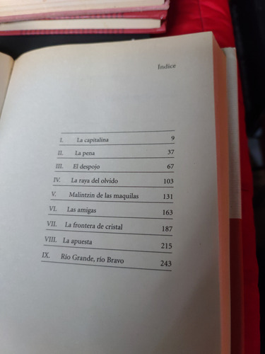 Libro La Frontera De Cristal. Carlos Fuentes. (Usado)