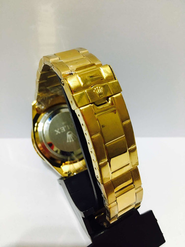Relógio Submariner Gold Verde Caixa Grande De 45mm