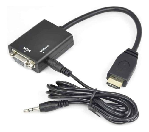 Convertidor Hdmi A Vga: Soporte Full Hd 1080p