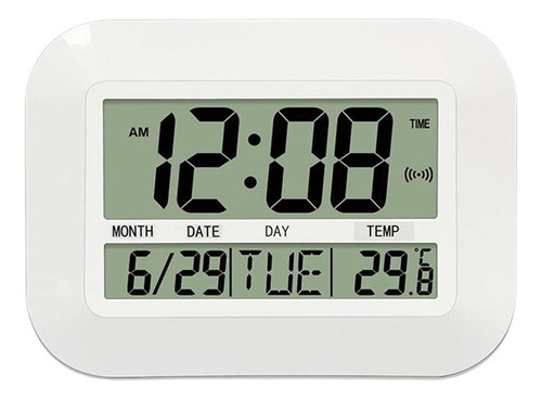 Gran Reloj De Pared Digital Silencioso Operado Por Color De.