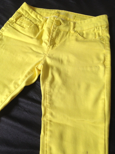 Pantalón Amarillo Strech Para Niña, Chicas, Jovencitas.