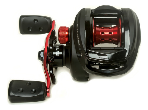 Reel rotativo Abu Garcia Black Max BMAX3 izquierdo color negro