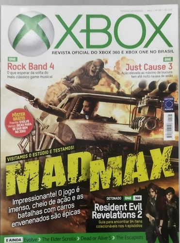 Revista X-box N 105 - Detonado Resident Evil Revelations 2 (Usado)