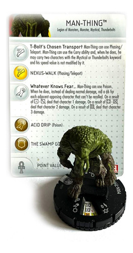 Heroclix Marvel Man Thing #033 Amazing Spiderman 