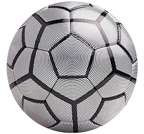 American Challenge Bergamo Soccer Ball (silver/black, 4)