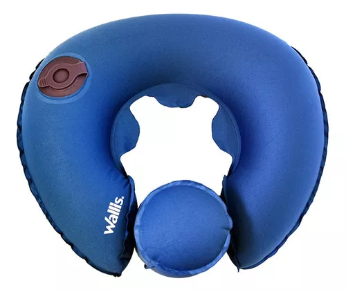 Cellularline Almohada De Viaje Inflable Ultra Ligera Para Cuello