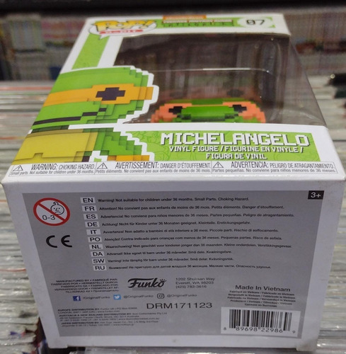 Funko Pop! Pixel Tnmt - Michelangelo #07 - Original