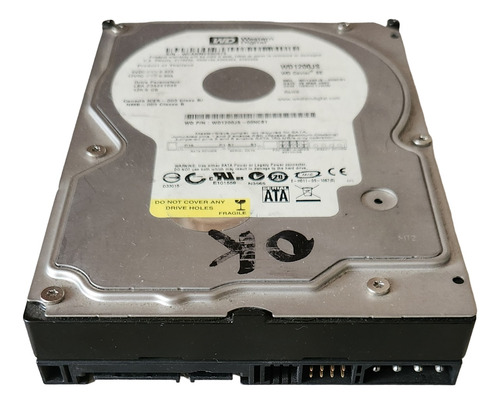 Disco Rígido Western Digital Caviar 120gb Sata Il (wd1200js) (Usado)