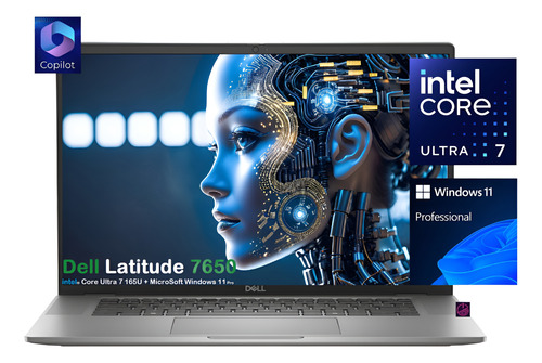 Dell Latitude 7650 Core Ultra-7 165u 16gb 1tb 16-wuxga Win11 Gris Imán Aluminio (Reacondicionado)