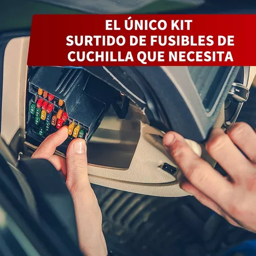 Kit 1000 Piezas Fusibles Coche Automotriz Con Caja