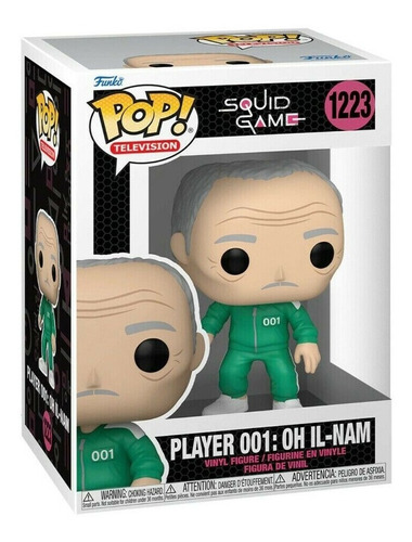 Funko Pop 1223 Squid Game Player 001 Oh Il Nam