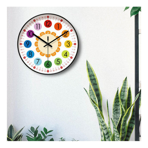 Relógio de parede infantil, relógio de ensino Pair Time