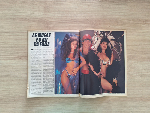 Revista Manchete 1870 Carnaval 88 Claudia Raia Luma Oliveira (Usado)