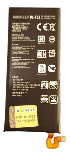 Ba-te-ria Bl-t33 Compativel Com Lg Q6 M700a M700an M700dsk